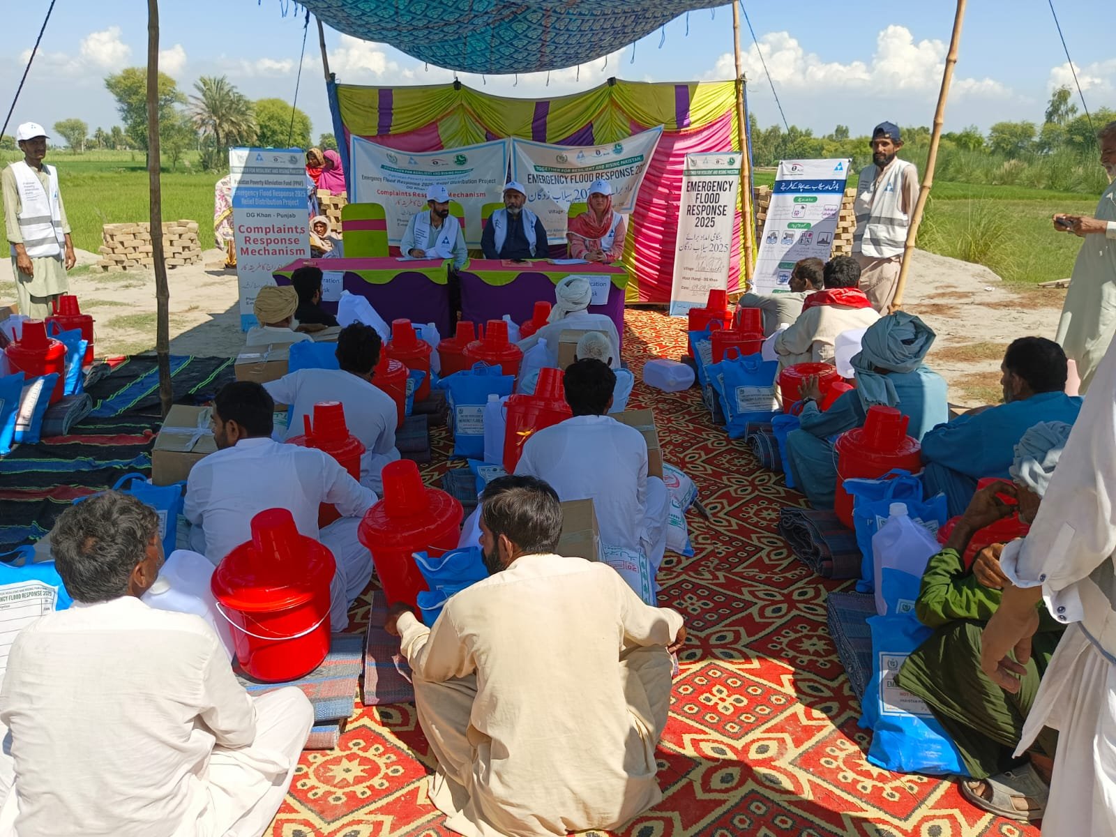 PLYC on-ground development work with a Pakistani community
